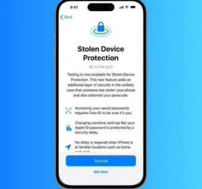 濉溪苹果授权维修店分享被盗设备保护功能开启方法 