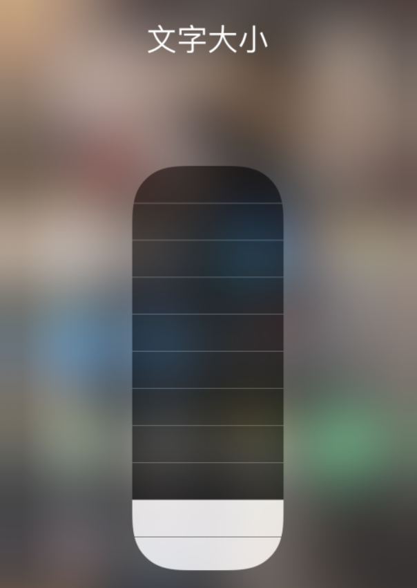 濉溪苹果手机维修分享小技巧：在 iPhone 控制中心快速调节字体大小 